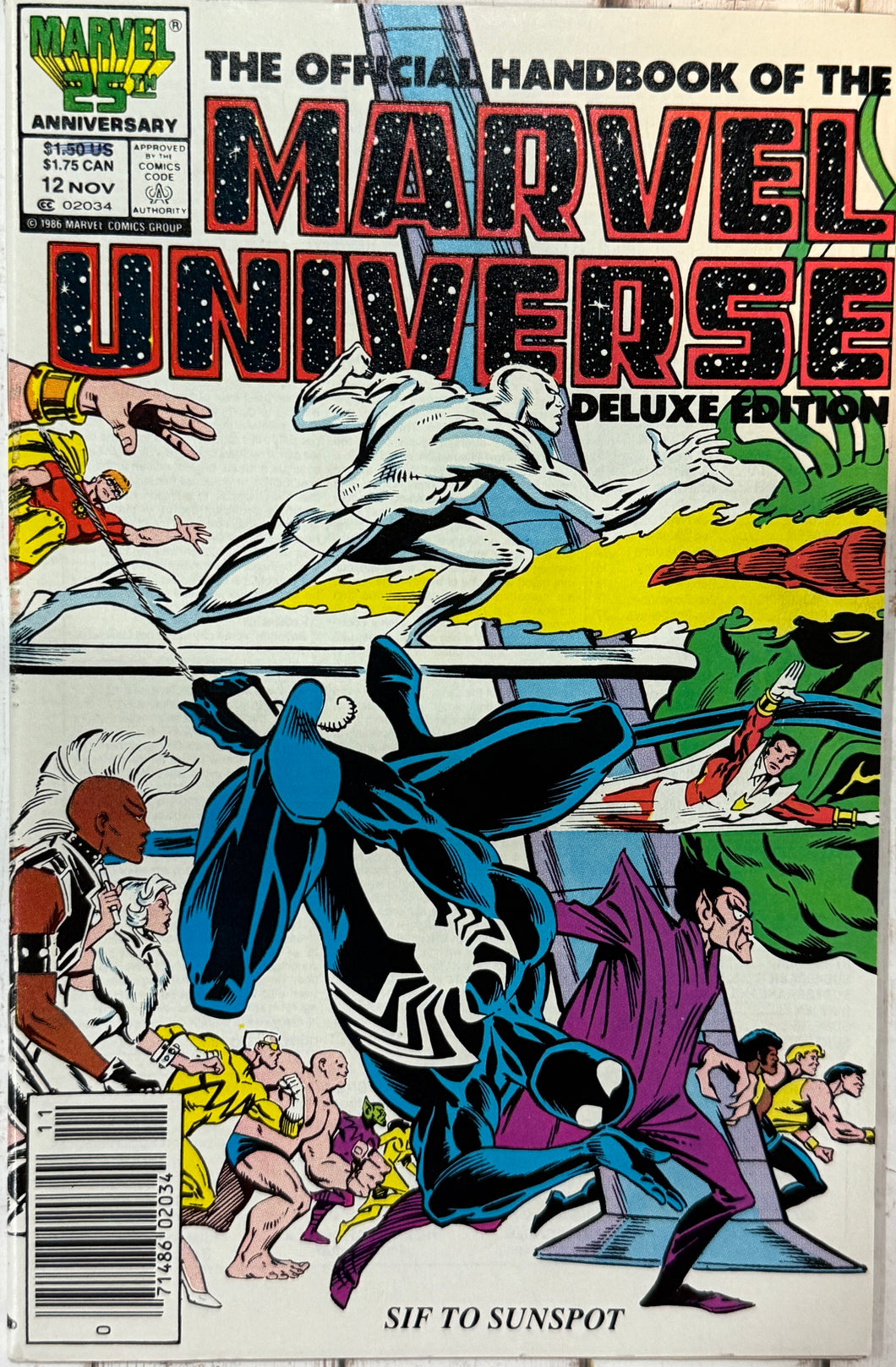 Official Handbook of the Marvel Universe Deluxe Edition #12 (1986) Newstand edition