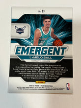 Load image into Gallery viewer, Lamelo Ball #23 [Rookie] 2020 Panini Prizm Emergent
