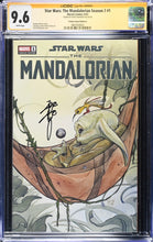 Load image into Gallery viewer, CGC SS 9.6 Star Wars : The Mandalorian Season 2 #1 Peach Momoko exclusive cover signed by Peach Momoko
