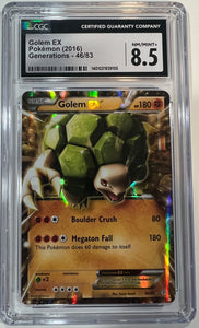 Golem EX 46/83 Generations (2016) CGC 8.5 Mint +