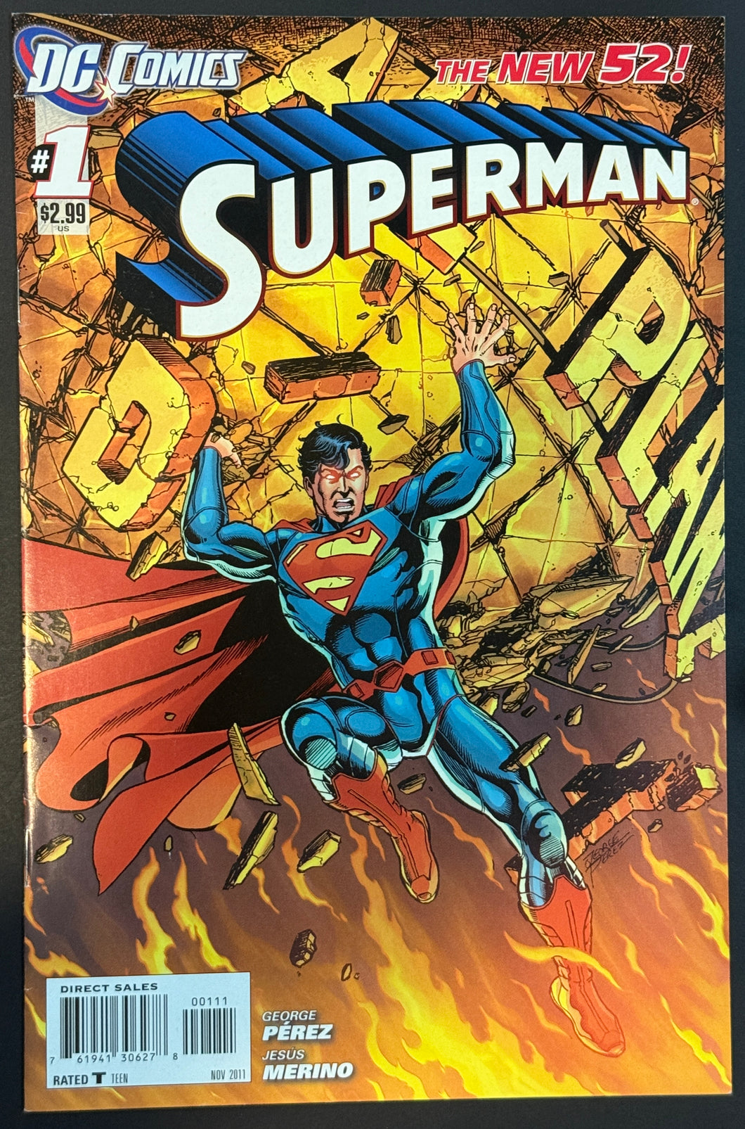 Superman #1 (2011) George Perez cover