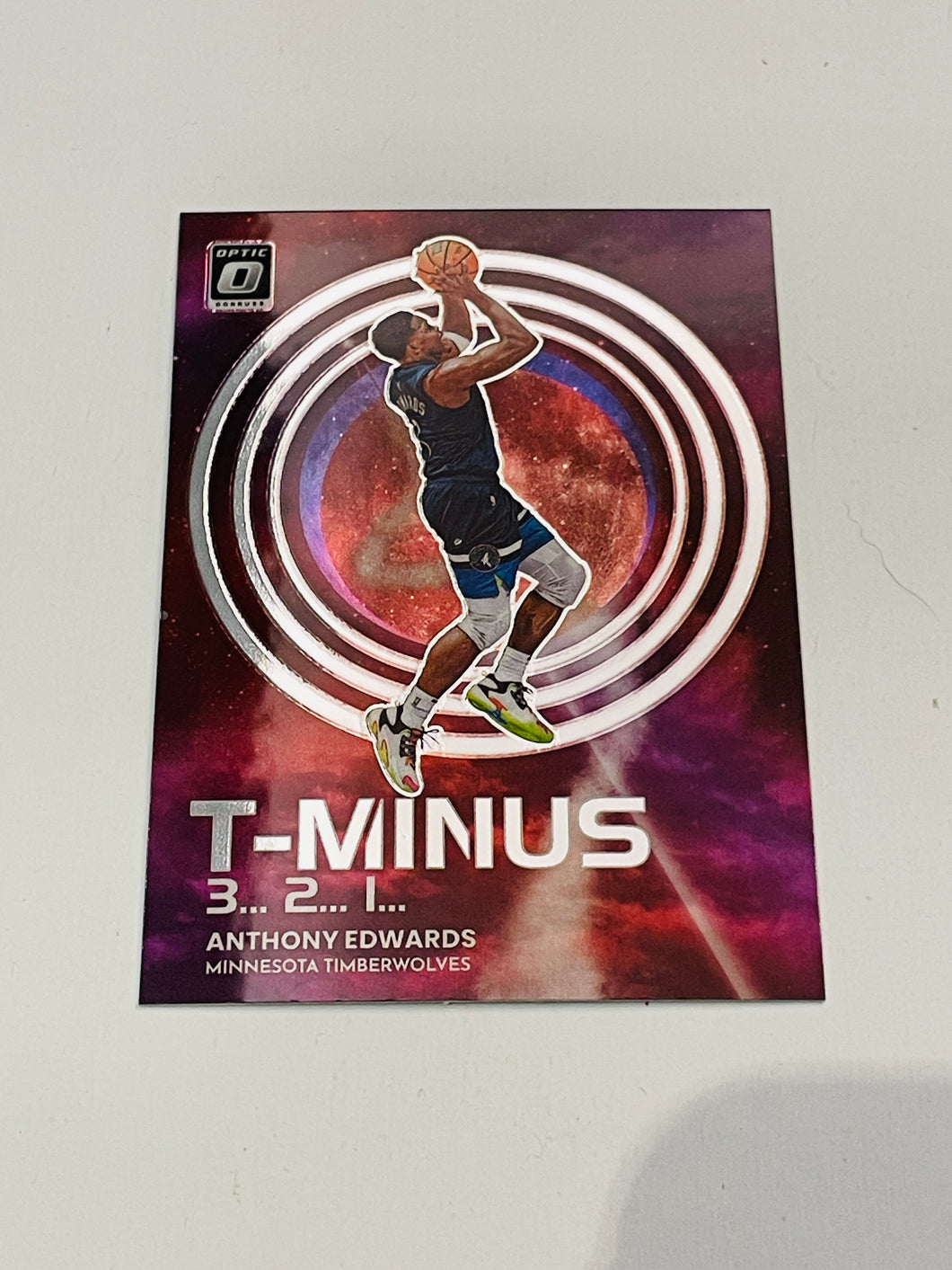 Anthony Edwards #11 2022 Panini Donruss Optic T Minus 3 2 1