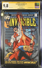 Load image into Gallery viewer, CGC SS 9.8 Invincible #1 Steven Ahola exclusive signed by Ryan Ottley
