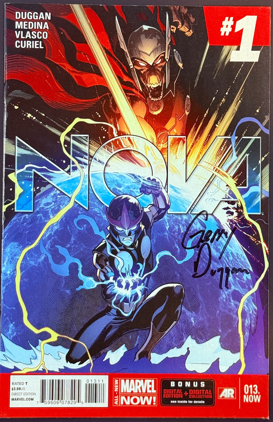 NOVA #1 signed by Gerry Duggan