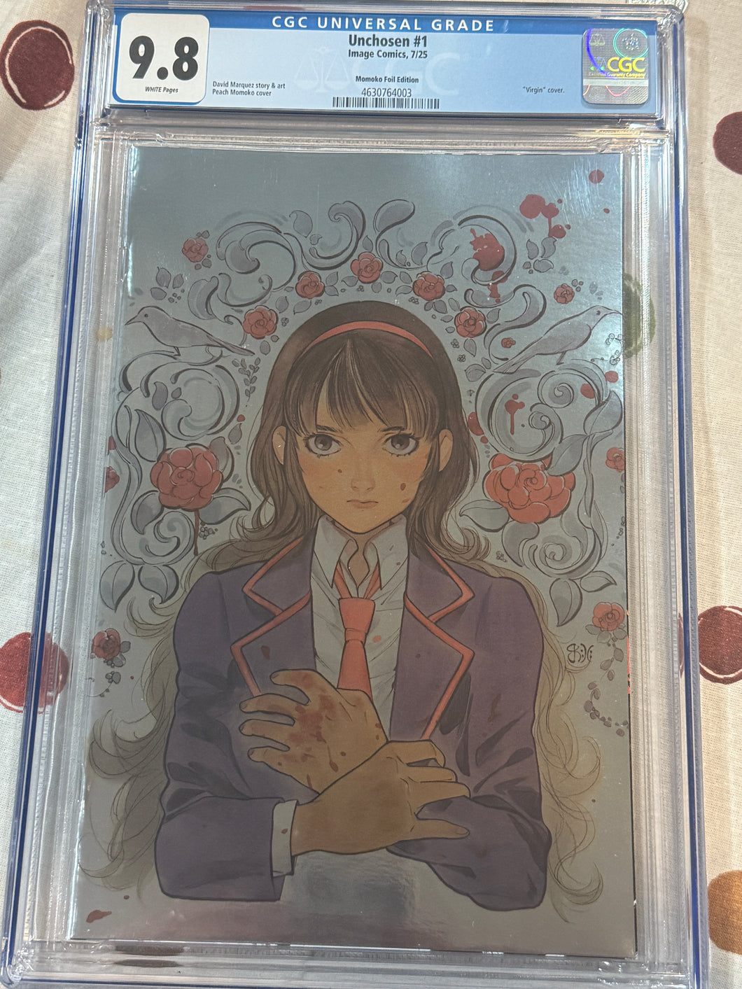 CGC 9.8 The Unchosen #1 Peach Momoko SDCC Exclusive Foil Virgin Limited to 399