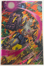 Load image into Gallery viewer, Transformers #1 Jonboy Meyers exclusive virgin foil limited to 999 Death of Bumblebee
