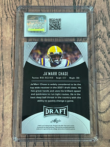 2021 Leaf Draft Gold #31 Ja'Marr Chase RC Rookie CGC 9.5 MINT+