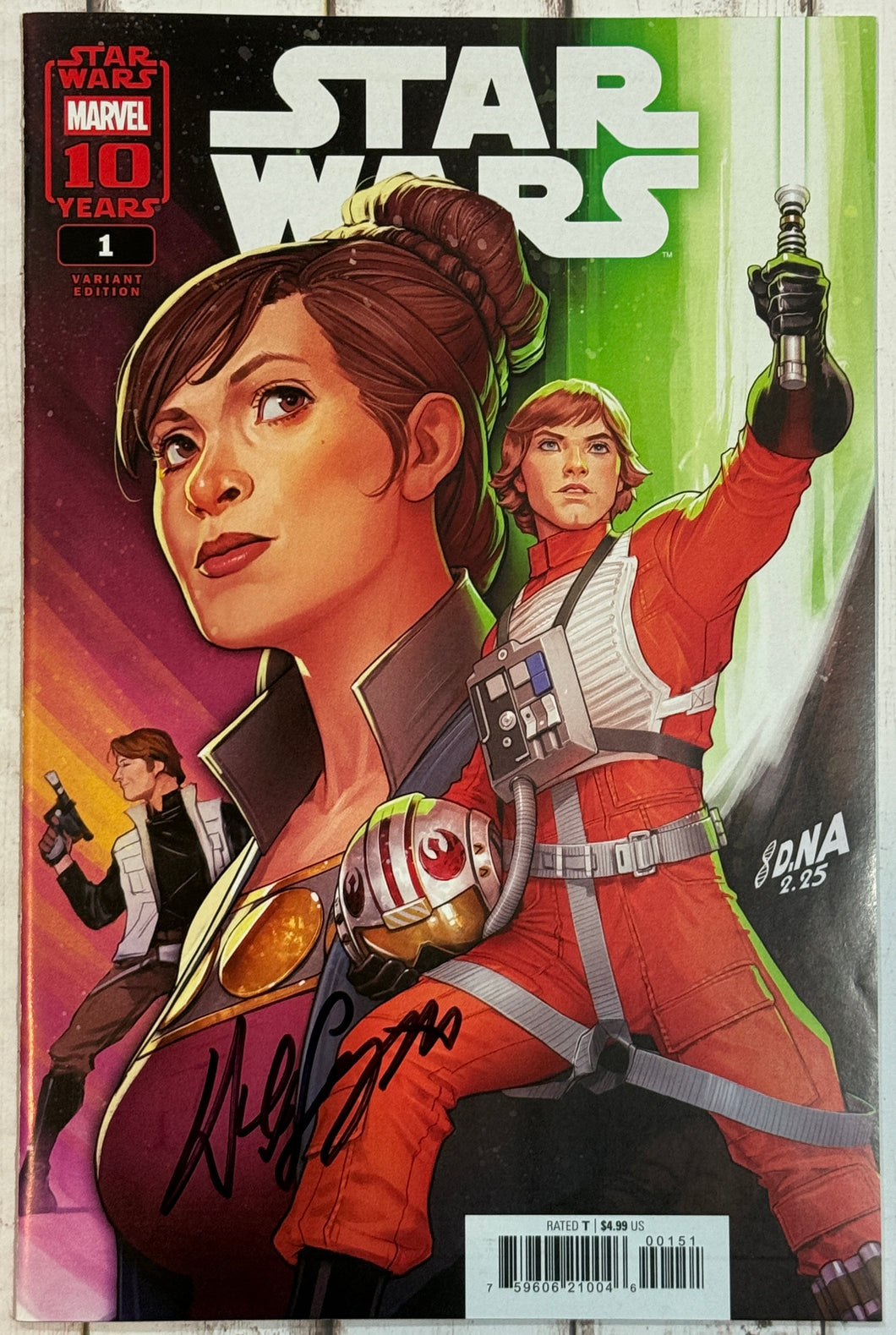 Star Wars Vol 6 #1 David Nakayama Cover Signed by Alex Segura