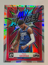 Load image into Gallery viewer, Paul George [Holo] #11 2020 Panini Donruss Optic My House
