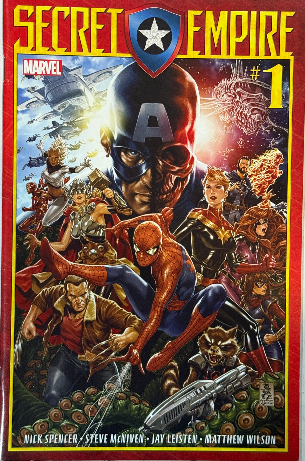 Secret Empire #1 (2017) Mark Brooks cover