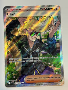 Clive - 227/091 - Illustration Rare Paldean Fates Singles