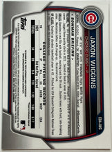 Load image into Gallery viewer, 2023 Bowman Chrome Draft Jaxon Wiggins 1st Prospect Auto Autograph #CDA-JWG Cubs
