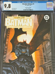 CGC 9.8 Absolute Batman #5 E.M. Gist exclusive cover limited 600