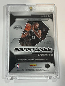 Sir’Jabari Rice [Choice Prizm] #40 2023 Panini Prizm Rookie Signatures 43/88