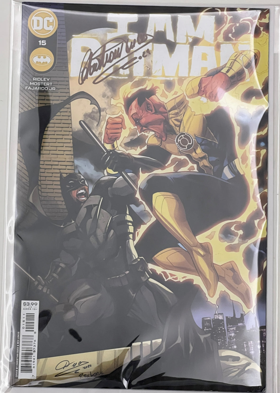 I am Batman #15 signed by Christian Duce