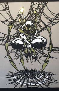 Iron Spider (Michael Turner Homage) by Rick Sharif [A3 Size (297 x 420 mm) (11.7 x 16.5 in)]