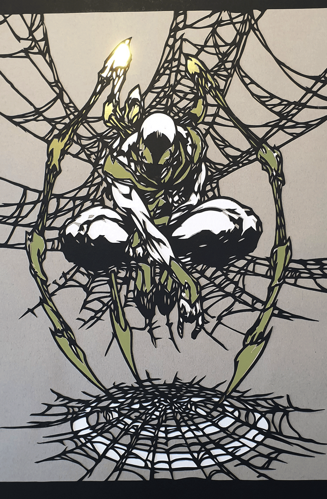 Iron Spider (Michael Turner Homage) by Rick Sharif [A3 Size (297 x 420 mm) (11.7 x 16.5 in)]