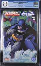 Load image into Gallery viewer, CGC 9.8 Deadpool / Batman #1 Greg Capullo wraparound cover
