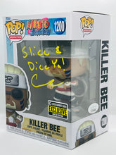 Load image into Gallery viewer, Killer Bee 1200 Naruto Shippuden Entertainment Earth Exclusive Funko Pop signed by Catero Colbert with quote and JSA CoA
