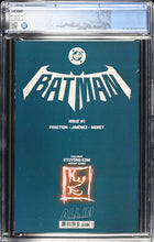 Load image into Gallery viewer, CGC 9.8 Batman #1 KyuYong Eom NYCC exclusive limited to 3,000 with custom Batman label
