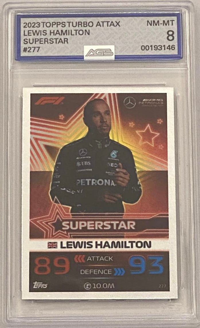 Lewis Hamilton SUPERSTAR 2023 Racing Formula 1 2023 Topps Turbo Attax ...