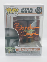 Load image into Gallery viewer, The Mandalorian with Child 402 Star Wars The Mandalorian signed by Brendan Wayne

