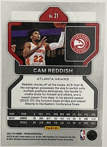 Cam Reddish #21 2021 Panini Prizm