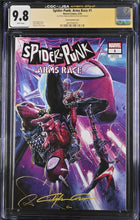 Load image into Gallery viewer, CGC x JSA 9.8 Spider-Punk: Arms Race #1 Crain Variant Cover signed by Clayton Crain
