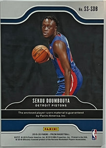2019-20 Prizm Sekou Doumbouya Rookie Jersey RC #SSSDB Pistons