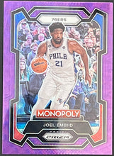 Load image into Gallery viewer, Joel Embiid [Purple] #69 2023 Panini Prizm Monopoly
