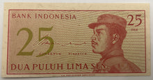 Load image into Gallery viewer, Indonesia, 25 Sen 1964, EF

