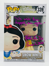 Load image into Gallery viewer, Snow White 339 Disney signed by Katie Von Till with quote and JSA CoA
