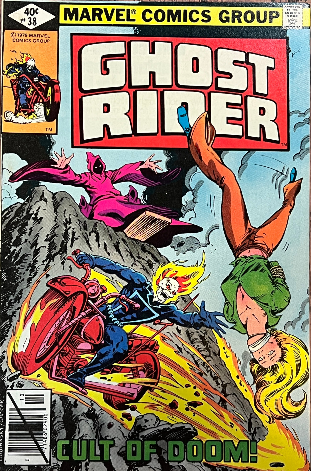 Ghost Rider #38 (1979) Cover by Bob Budianski and Bob Wiacek