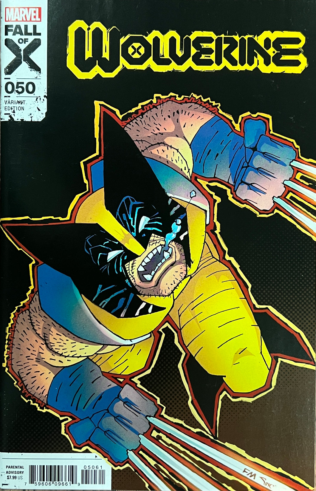 Wolverine Vol 7 #50 Variant Frank Miller Cover