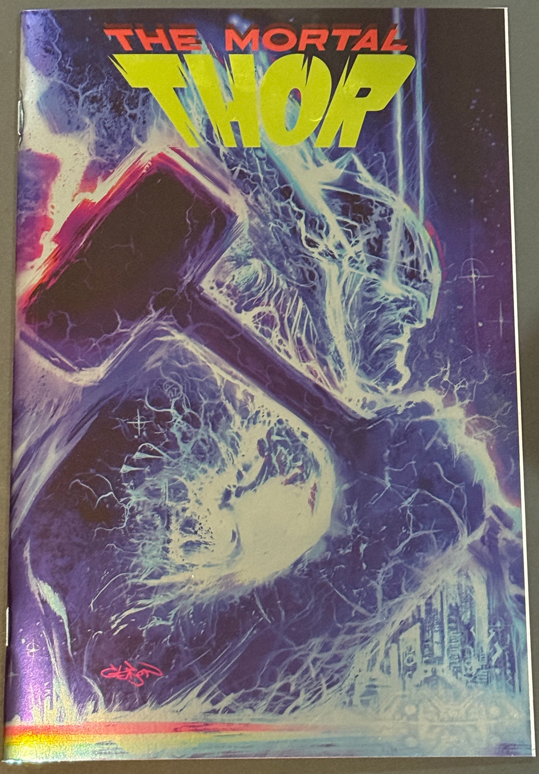 The mortal Thor #1 Foil Variant by Patrick Gleason