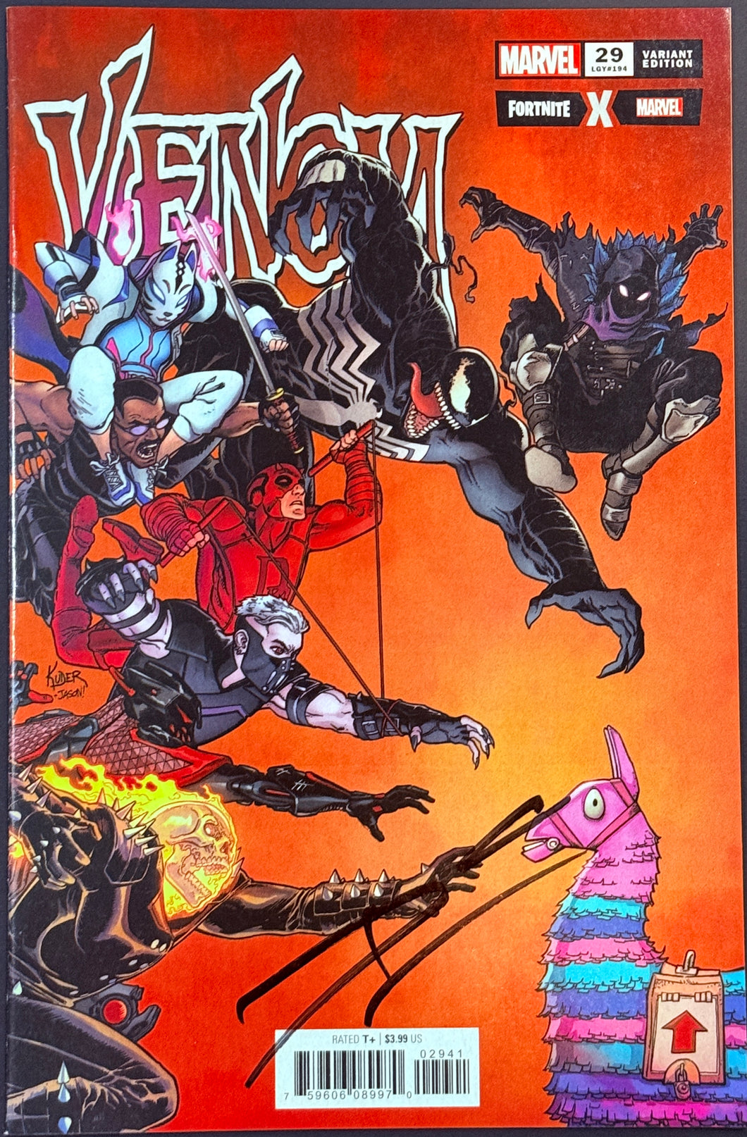 Venom #29 signed by Donny Cates