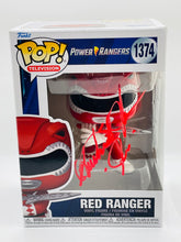Load image into Gallery viewer, Austin St John Power Rangers Red Ranger #1374 Signed Funko Pop JSA Certified Autograph
