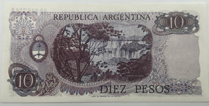 Argentina, 10 Pesos, ND (1976), UNC