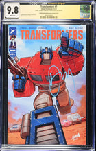 Load image into Gallery viewer, CGC x JSA 9.8 Transformers #1 Nakayama cover 10th printing signed by Daniel Warren Johnson
