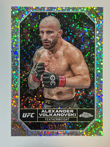 2024 Topps Chrome UFC Alexander Volkanovski Speckle Refractor Parallel #193/299