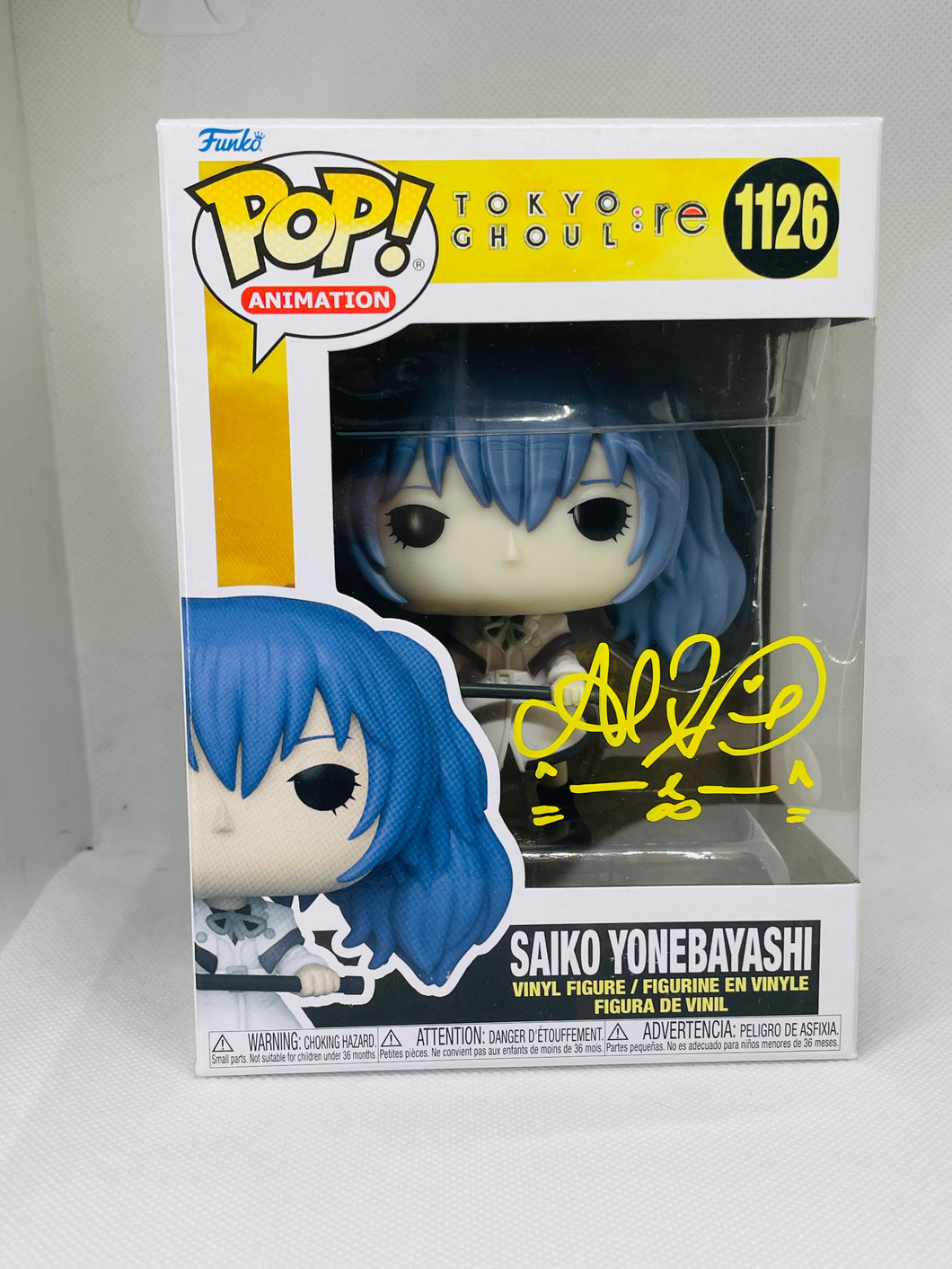 Saiko Yonebayashi 1126 Tokyo Ghoul signed by Sarah Wiedenheft
