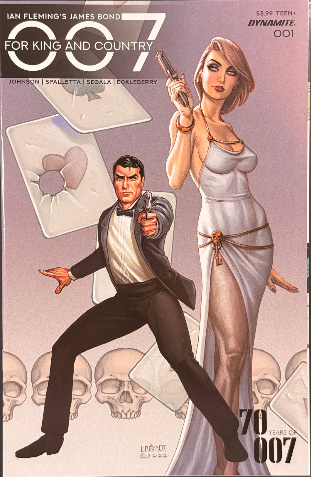 007 For King and Country #1 (2023) Joseph Michael Linsner cover