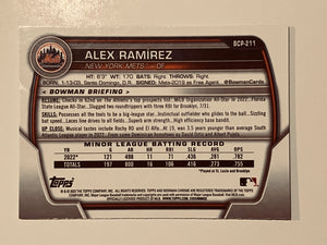 2023 Bowman Chrome Mega Box Alex Ramirez Prospect #BCP211 Mets