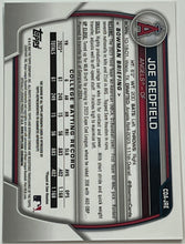 Load image into Gallery viewer, 2023 Bowman Chrome Draft Joe Redfield 1st Prospect Auto Autograph #CPA-JR Angels
