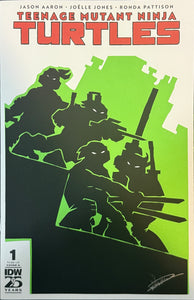 Teenage Mutant Ninja Turtles #1 Blank cover with Rick Sharif Original Blade Art (Homage to TMNT #1)