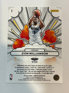 Zion Williamson #9 2023 Panini Donruss Bomb Squad