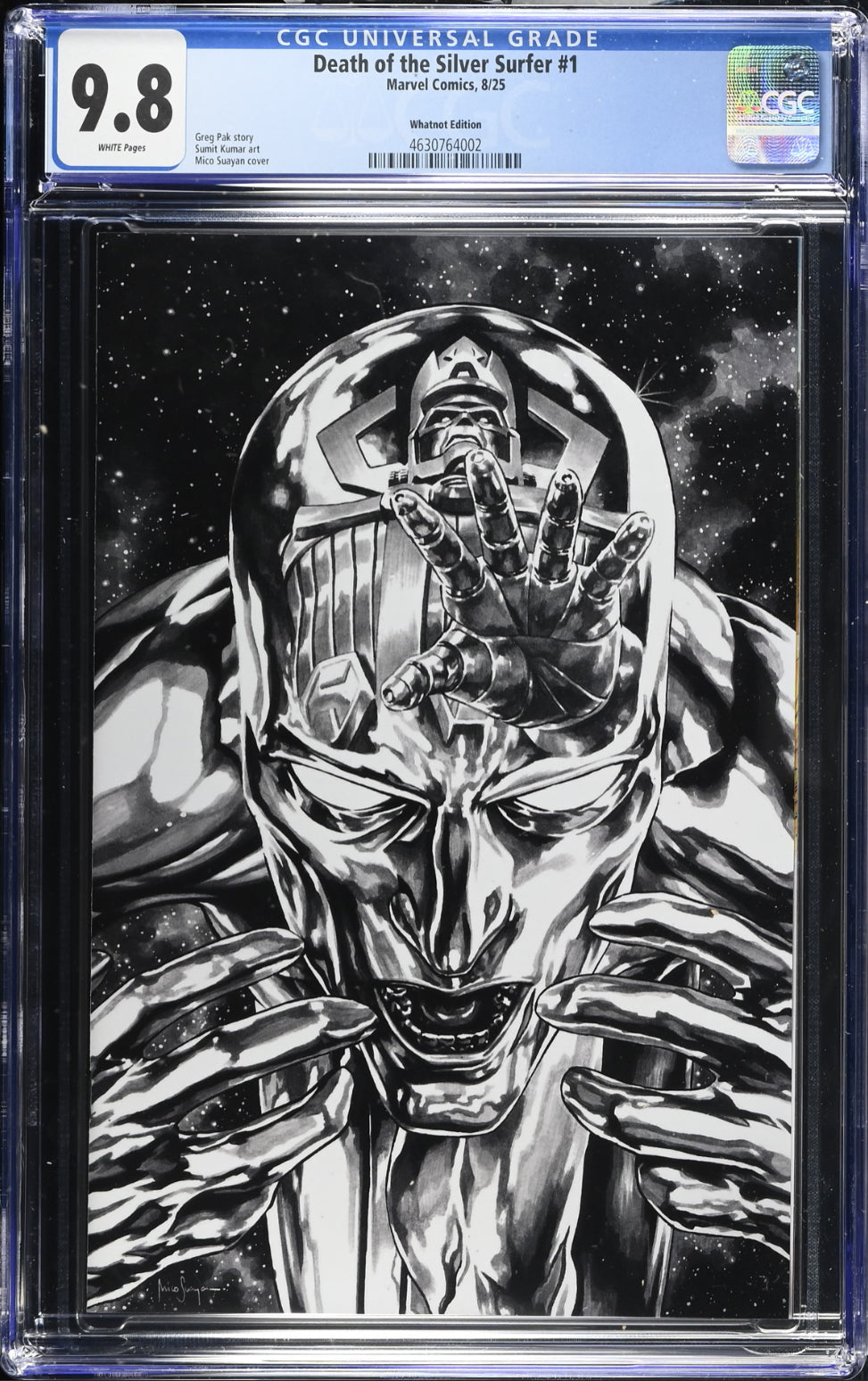 CGC 9.8 Death of the Silver Surfer #1 Mico Suayan SDCC 2025 Whatnot Exclusive Convention 