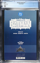 Load image into Gallery viewer, CGC 9.8 Absolute Batman #21  Zoe Lacchei exclusive

