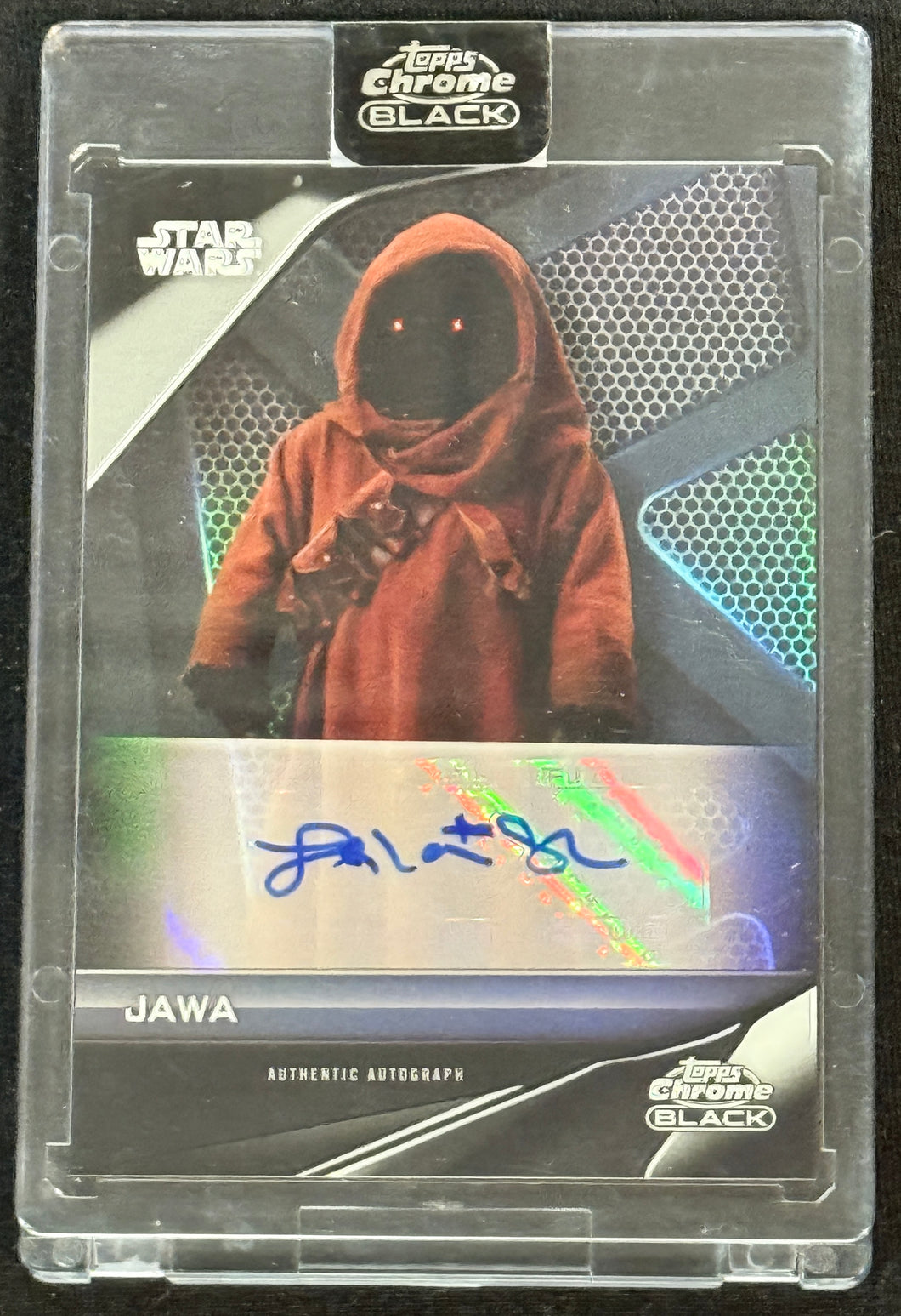 2023 Topps Chrome Black Star Wars Leilani Shiu as Jawa #A-IU Autograph