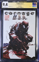 Load image into Gallery viewer, CGC x JSA 9.4 Carnage USA #1 Clayton Crain Mexican Spot Foil Ltd 700 signed by Clayton Crain
